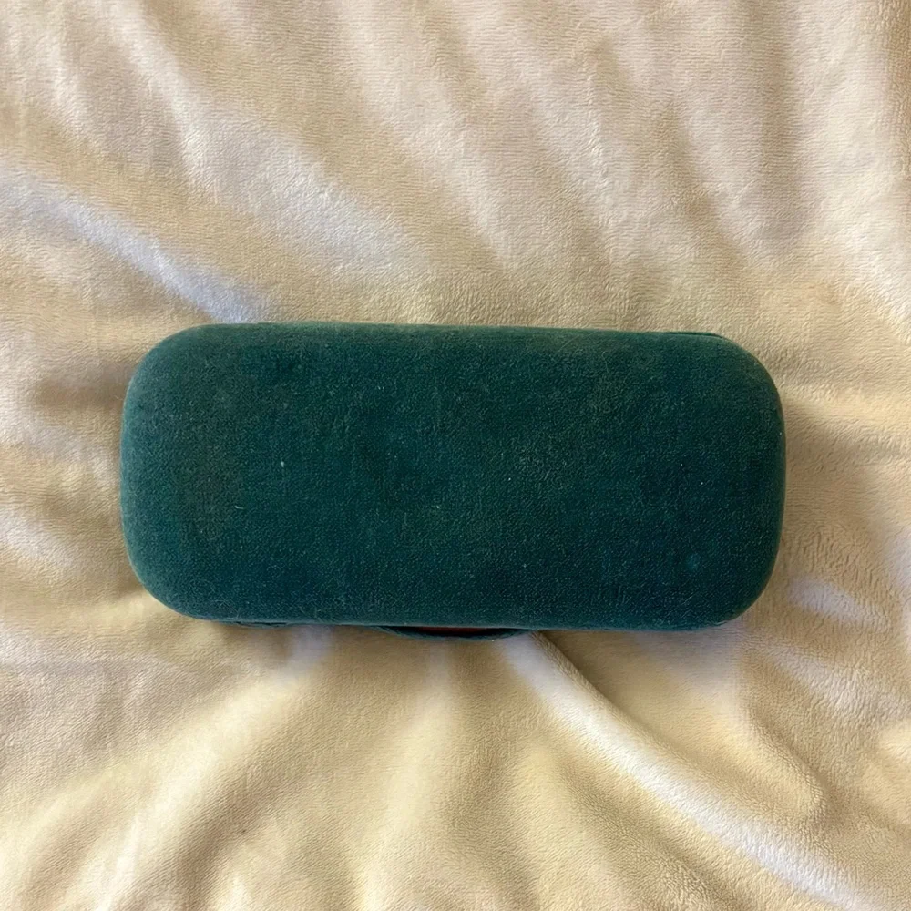 Gucci Green Velvet Glasses Case